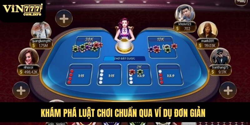Khám phá luật chơi chuẩn qua ví dụ đơn giản