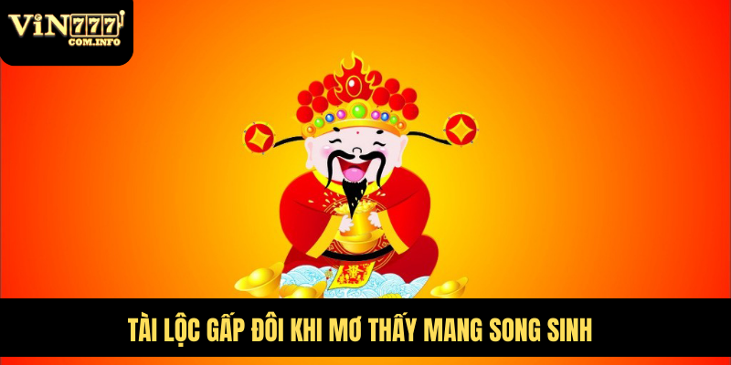 Tài lộc gấp đôi khi mơ thấy mang song sinh